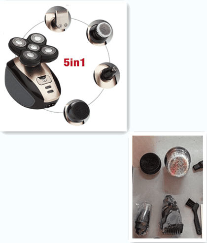 Electric Shaver and Grooming Kit-6