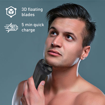 Ultimate Shaving Power Bundle: Mario Lopez Men's Rechargeable Electric Shaver & Painless Electric Shaver-1